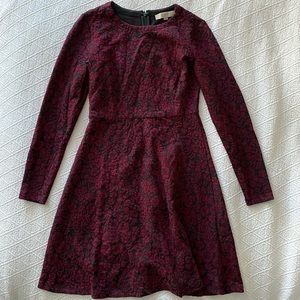 Loft Long Sleeve Skater Dress